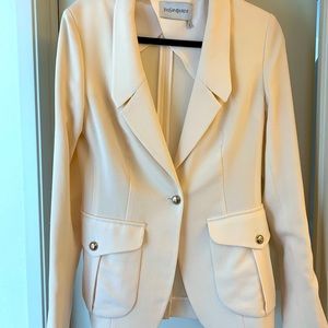 Yves Saint Laurent wool blazer.